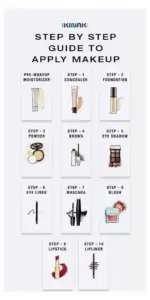 Step by step guide to apply makeup! Concealers | Eye shadow | Lipstick