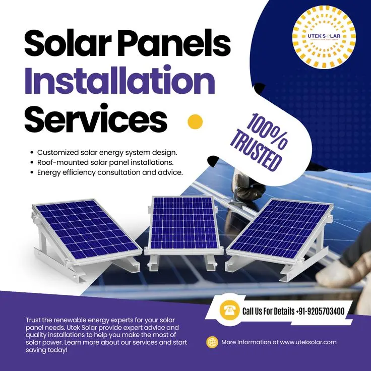Utek Solar Offering The Best Solar Panels Installation Services At